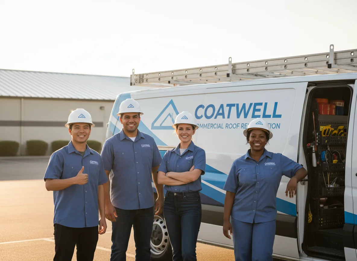 Commercial roof coating company in Hyde, PA